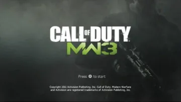 Call of Duty - Modern Warfare 3 screen shot title